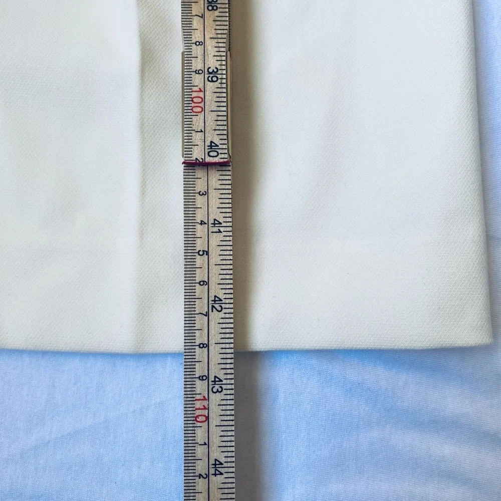 OAK + FORT Elegant White Wide-Leg Pants - Picture 14 of 16